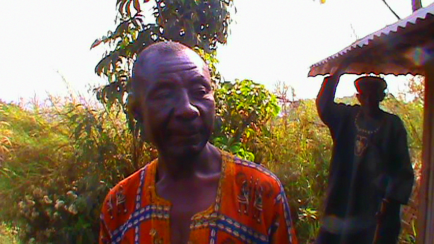 Old man telling stories