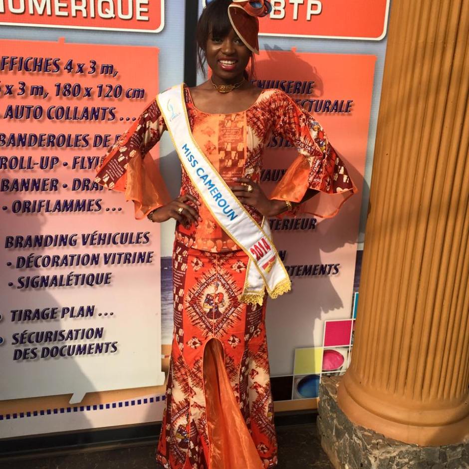 Larissa Ngangoum - Miss Cameroon 2014